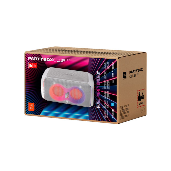 JBL PartyBox Club 120 - White - Portable party speaker - Detailshot 15 image number null